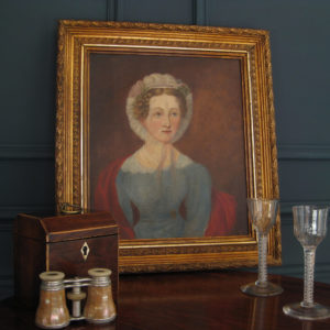 antique portrait of lady