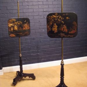 Chinoiserie fire screen