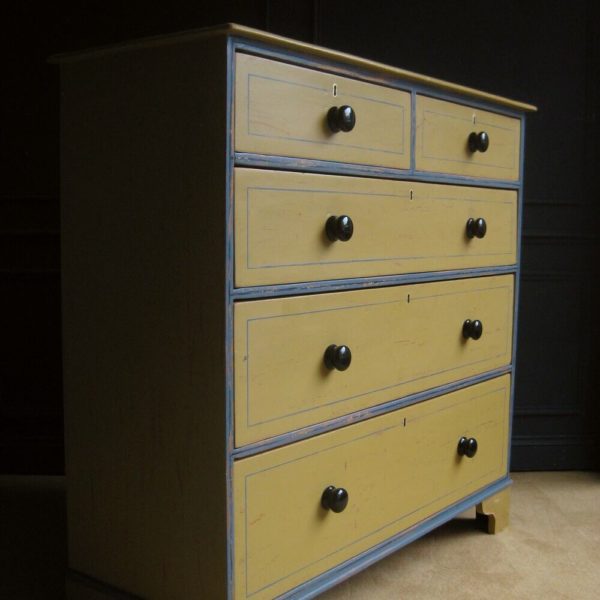 antique painted drawers