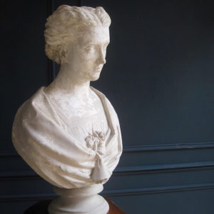 Victorian plaster bust