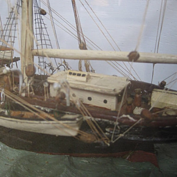 antique ship model