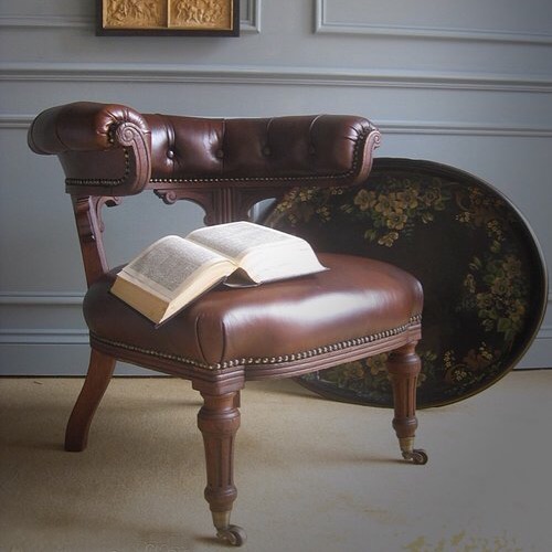 Victorian library chair