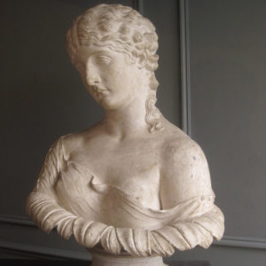 life size plaster bust