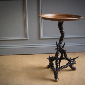 Victorian antler table