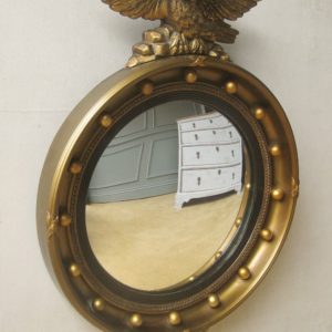 convex gilt mirror