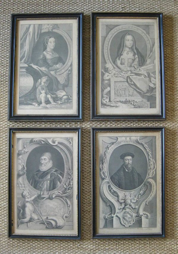 Early 18thC Houbraken prints