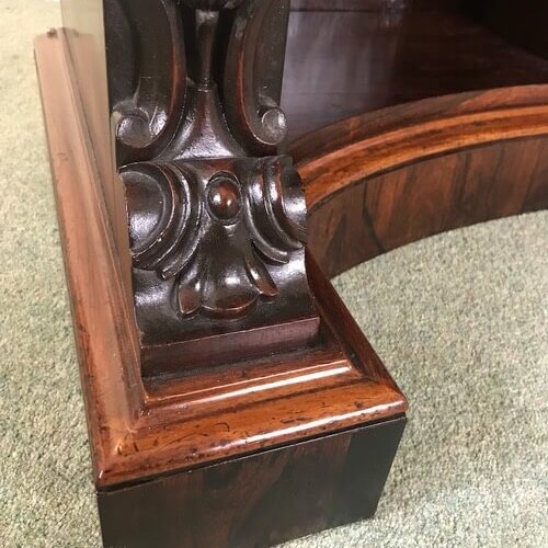 Victorian rosewood bookcase