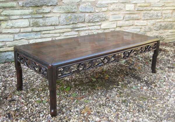 Chinese opium coffee table