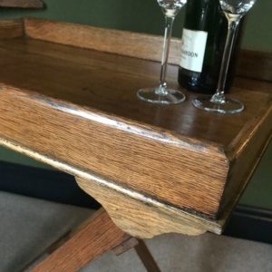 oak butlers tray table