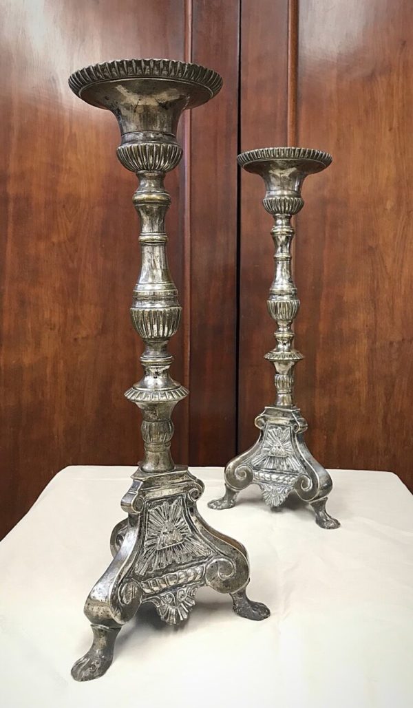 Baroque French candlesticks