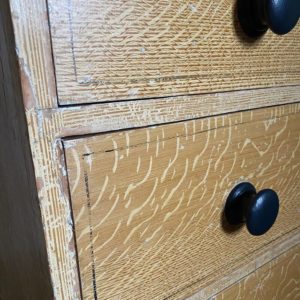 dry scraped chest of drawers